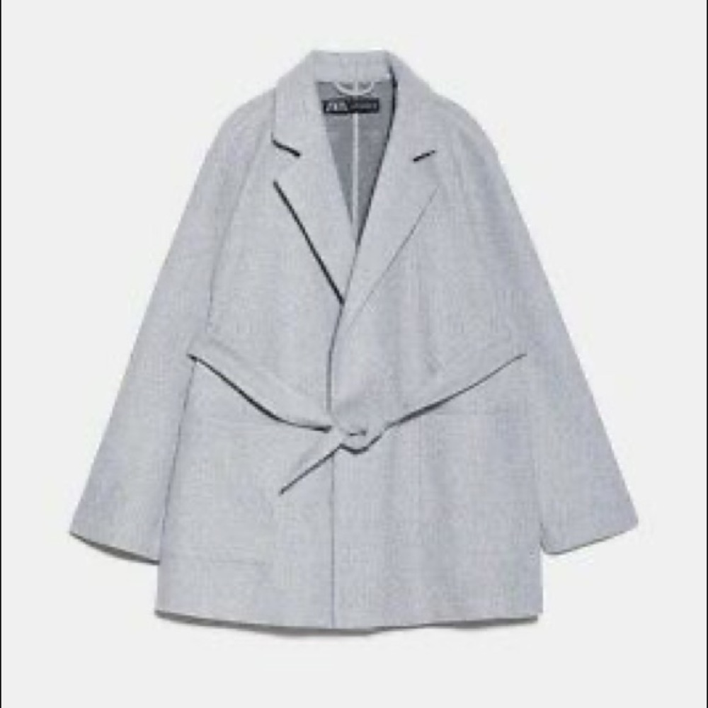 🐚 ZARA Belted Blazer Coat 🐚